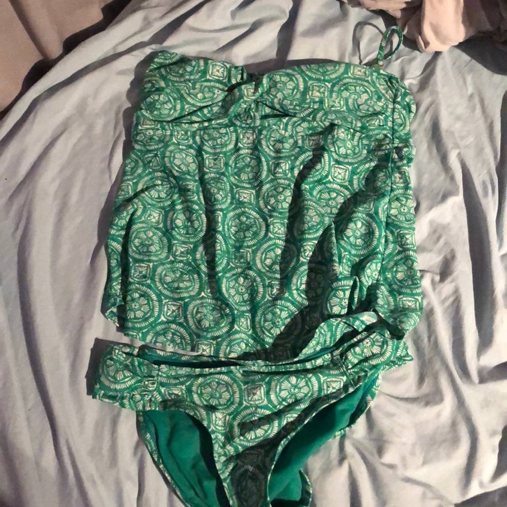 two piece bathing suit